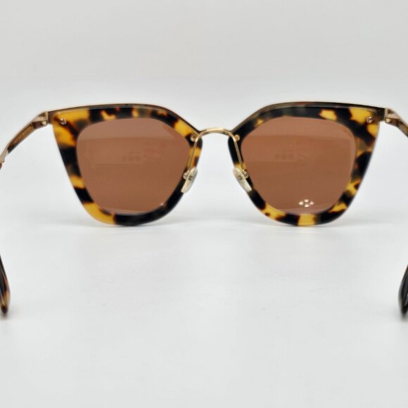 Prada SPR 53S 7S0-6N0 Catwalk Medium Havana Frame Brown Lens Sunglasses Italy - Picture 4 of 14